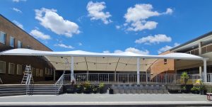 Shade Sail - Curved Structure - Green Valley - Commercial