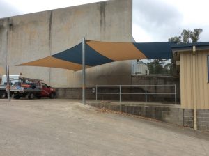 Riverstone Commercial - Multicolored Shade Sail